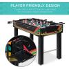 imageBest Choice Products 48in Competition Sized Foosball Table for Home Game Room w 2 Balls 2 Cup HoldersArcade