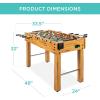 imageBest Choice Products 48in Competition Sized Foosball Table for Home Game Room w 2 Balls 2 Cup HoldersLight Brown