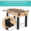 imageBest Choice Products 48in Competition Sized Foosball Table for Home Game Room w 2 Balls 2 Cup HoldersNatural