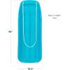 imageBest Choice Products 48in Kids Plastic Toboggan Snow Sled wPull RopeIce Blue