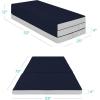 imageBest Choice Products 4in Portable QueenSize Mattress TriFold Mattress for Camping Guest Toddler Foam Plush wCarry Case  Midnight BlueMidnight Blue