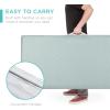 imageBest Choice Products 4in Portable QueenSize Mattress TriFold Mattress for Camping Guest Toddler Foam Plush wCarry Case  Midnight BlueSeafoam