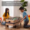 imageBest Choice Products 4in1 Multi Game Table Childrens Combination Arcade Set for Home Play Room Rec Room wPool Billiards Air Hockey Foosball and Table TennisArcade
