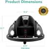 imageBest Choice Products 6V Electric Kids Ride On Bumpin Bumper Car 156 Years Old Parent Remote Control 360 Degree Spin Lights Sounds  RedBlack
