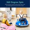 imageBest Choice Products 6V Electric Kids Ride On Bumpin Bumper Car 156 Years Old Parent Remote Control 360 Degree Spin Lights Sounds  RedBlue