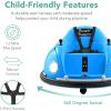 imageBest Choice Products 6V Electric Kids Ride On Bumpin Bumper Car 156 Years Old Parent Remote Control 360 Degree Spin Lights Sounds  RedLight Blue