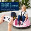 imageBest Choice Products 6V Electric Kids Ride On Bumpin Bumper Car 156 Years Old Parent Remote Control 360 Degree Spin Lights Sounds  RedNavy Blue