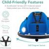imageBest Choice Products 6V Electric Kids Ride On Bumpin Bumper Car 156 Years Old Parent Remote Control 360 Degree Spin Lights Sounds  RedNavy Blue