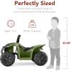 imageBest Choice Products 6V Kids Ride On Toy 4Wheeler Quad ATV Play Car w 18MPH Max Speed Treaded Tires Rubber Handles PushButton Accelerator  PurpleArmy Green