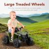 imageBest Choice Products 6V Kids Ride On Toy 4Wheeler Quad ATV Play Car w 18MPH Max Speed Treaded Tires Rubber Handles PushButton Accelerator  PurpleArmy Green