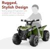 imageBest Choice Products 6V Kids Ride On Toy 4Wheeler Quad ATV Play Car w 18MPH Max Speed Treaded Tires Rubber Handles PushButton Accelerator  PurpleArmy Green