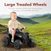 imageBest Choice Products 6V Kids Ride On Toy 4Wheeler Quad ATV Play Car w 18MPH Max Speed Treaded Tires Rubber Handles PushButton Accelerator  PurpleBlack