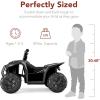 imageBest Choice Products 6V Kids Ride On Toy 4Wheeler Quad ATV Play Car w 18MPH Max Speed Treaded Tires Rubber Handles PushButton Accelerator  PurpleBlack