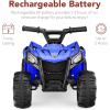 imageBest Choice Products 6V Kids Ride On Toy 4Wheeler Quad ATV Play Car w 18MPH Max Speed Treaded Tires Rubber Handles PushButton Accelerator  PurpleBlue