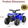 imageBest Choice Products 6V Kids Ride On Toy 4Wheeler Quad ATV Play Car w 18MPH Max Speed Treaded Tires Rubber Handles PushButton Accelerator  PurpleBlue