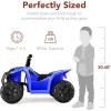 imageBest Choice Products 6V Kids Ride On Toy 4Wheeler Quad ATV Play Car w 18MPH Max Speed Treaded Tires Rubber Handles PushButton Accelerator  PurpleBlue