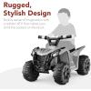 imageBest Choice Products 6V Kids Ride On Toy 4Wheeler Quad ATV Play Car w 18MPH Max Speed Treaded Tires Rubber Handles PushButton Accelerator  PurpleGray