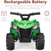 imageBest Choice Products 6V Kids Ride On Toy 4Wheeler Quad ATV Play Car w 18MPH Max Speed Treaded Tires Rubber Handles PushButton Accelerator  PurpleGreen