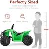 imageBest Choice Products 6V Kids Ride On Toy 4Wheeler Quad ATV Play Car w 18MPH Max Speed Treaded Tires Rubber Handles PushButton Accelerator  PurpleGreen