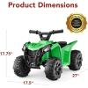 imageBest Choice Products 6V Kids Ride On Toy 4Wheeler Quad ATV Play Car w 18MPH Max Speed Treaded Tires Rubber Handles PushButton Accelerator  PurpleGreen
