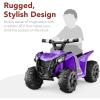 imageBest Choice Products 6V Kids Ride On Toy 4Wheeler Quad ATV Play Car w 18MPH Max Speed Treaded Tires Rubber Handles PushButton Accelerator  PurplePurple