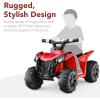 imageBest Choice Products 6V Kids Ride On Toy 4Wheeler Quad ATV Play Car w 18MPH Max Speed Treaded Tires Rubber Handles PushButton Accelerator  PurpleRed