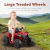imageBest Choice Products 6V Kids Ride On Toy 4Wheeler Quad ATV Play Car w 18MPH Max Speed Treaded Tires Rubber Handles PushButton Accelerator  PurpleRed