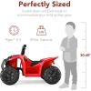 imageBest Choice Products 6V Kids Ride On Toy 4Wheeler Quad ATV Play Car w 18MPH Max Speed Treaded Tires Rubber Handles PushButton Accelerator  PurpleRed