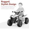 imageBest Choice Products 6V Kids Ride On Toy 4Wheeler Quad ATV Play Car w 18MPH Max Speed Treaded Tires Rubber Handles PushButton Accelerator  PurpleWhite