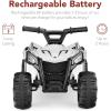 imageBest Choice Products 6V Kids Ride On Toy 4Wheeler Quad ATV Play Car w 18MPH Max Speed Treaded Tires Rubber Handles PushButton Accelerator  PurpleWhite