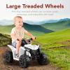 imageBest Choice Products 6V Kids Ride On Toy 4Wheeler Quad ATV Play Car w 18MPH Max Speed Treaded Tires Rubber Handles PushButton Accelerator  PurpleWhite