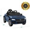 imageBest Choice Products Kids 12V Electric Ride On Car Officially Licensed Ford Mustang wParent Control LED Lights 2 Speeds Bluetooth  YellowBlue