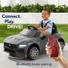 imageBest Choice Products Kids 12V Electric Ride On Car Officially Licensed Ford Mustang wParent Control LED Lights 2 Speeds Bluetooth  YellowGray