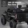 imageBest Choice Products Kids 12V Ride On Truck Battery Powered Toy Car wSpring Suspension Remote Control 3 Speeds LED Lights Bluetooth  BlackBlack