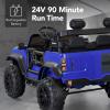imageBest Choice Products Kids 12V Ride On Truck Battery Powered Toy Car wSpring Suspension Remote Control 3 Speeds LED Lights Bluetooth  BlackBlue