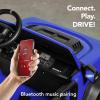 imageBest Choice Products Kids 12V Ride On Truck Battery Powered Toy Car wSpring Suspension Remote Control 3 Speeds LED Lights Bluetooth  BlackBlue