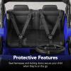 imageBest Choice Products Kids 12V Ride On Truck Battery Powered Toy Car wSpring Suspension Remote Control 3 Speeds LED Lights Bluetooth  BlackBlue