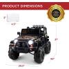 imageBest Choice Products Kids 12V Ride On Truck Battery Powered Toy Car wSpring Suspension Remote Control 3 Speeds LED Lights Bluetooth  BlackCamouflage