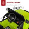 imageBest Choice Products Kids 12V Ride On Truck Battery Powered Toy Car wSpring Suspension Remote Control 3 Speeds LED Lights Bluetooth  BlackGreen