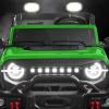imageBest Choice Products Kids 12V Ride On Truck Battery Powered Toy Car wSpring Suspension Remote Control 3 Speeds LED Lights Bluetooth  BlackKelly Green