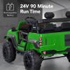 imageBest Choice Products Kids 12V Ride On Truck Battery Powered Toy Car wSpring Suspension Remote Control 3 Speeds LED Lights Bluetooth  BlackKelly Green