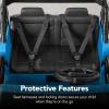 imageBest Choice Products Kids 12V Ride On Truck Battery Powered Toy Car wSpring Suspension Remote Control 3 Speeds LED Lights Bluetooth  BlackLight Blue