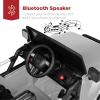 imageBest Choice Products Kids 12V Ride On Truck Battery Powered Toy Car wSpring Suspension Remote Control 3 Speeds LED Lights Bluetooth  BlackLight Gray