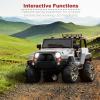 imageBest Choice Products Kids 12V Ride On Truck Battery Powered Toy Car wSpring Suspension Remote Control 3 Speeds LED Lights Bluetooth  BlackLight Gray