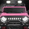 imageBest Choice Products Kids 12V Ride On Truck Battery Powered Toy Car wSpring Suspension Remote Control 3 Speeds LED Lights Bluetooth  BlackPink