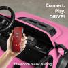 imageBest Choice Products Kids 12V Ride On Truck Battery Powered Toy Car wSpring Suspension Remote Control 3 Speeds LED Lights Bluetooth  BlackPink