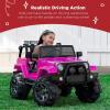 imageBest Choice Products Kids 12V Ride On Truck Battery Powered Toy Car wSpring Suspension Remote Control 3 Speeds LED Lights Bluetooth  BlackPink
