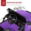 imageBest Choice Products Kids 12V Ride On Truck Battery Powered Toy Car wSpring Suspension Remote Control 3 Speeds LED Lights Bluetooth  BlackPurple