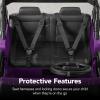 imageBest Choice Products Kids 12V Ride On Truck Battery Powered Toy Car wSpring Suspension Remote Control 3 Speeds LED Lights Bluetooth  BlackPurple