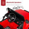 imageBest Choice Products Kids 12V Ride On Truck Battery Powered Toy Car wSpring Suspension Remote Control 3 Speeds LED Lights Bluetooth  BlackRed
